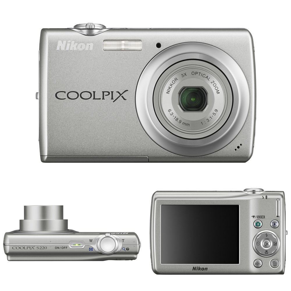 Nikon Coolpix S225 Appareil photo numérique compact 10,34 Mpix